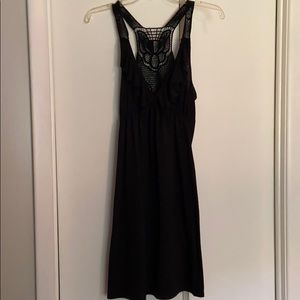 Black Cover Up Dress, Size S